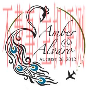 Amber & Alvara Wedding logo